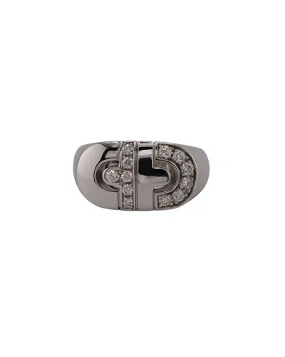 Bulgari Parentesi 18k 0.35 Ct. Tw. Diamond Ring In Multi