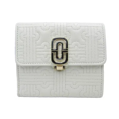 Pre-owned Bulgari Parentesi White Leather Wallet  ()
