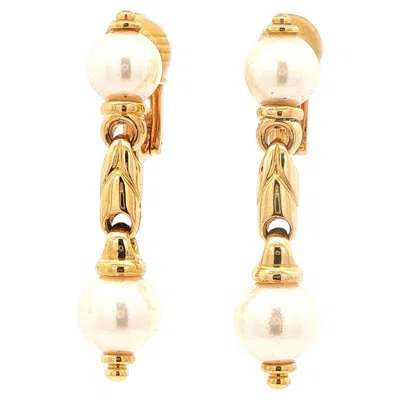 Pre-owned Bulgari Passo Doppio Pearl Earrings By  In Multi