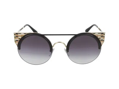 Bulgari Round Frame Sunglasses In Multi