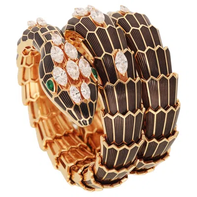 Pre-owned Bulgari Serpenti Misteriosi Secret Watch In Multi