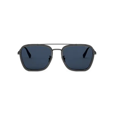 Bulgari Square Frame Sunglasses In Black