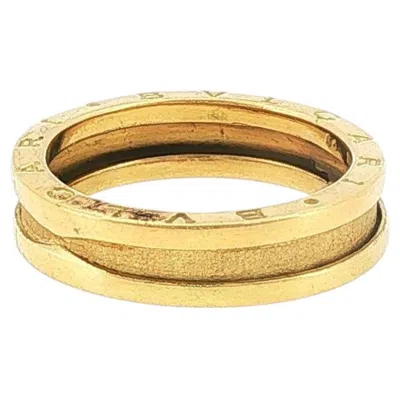 Pre-owned Bulgari Sz 64  B.zero1 Single-band Ring In Yellow Gold
