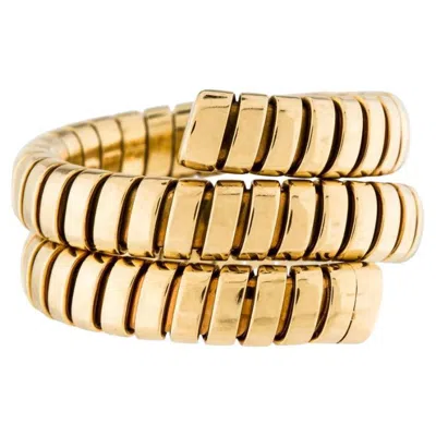 Pre-owned Bulgari Tubogas Gold Ring In Multi