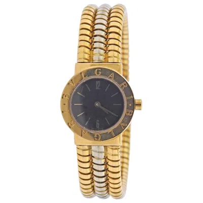 Pre-owned Bulgari Tubogas Watch Bracelet Bb 23 2t In Multi