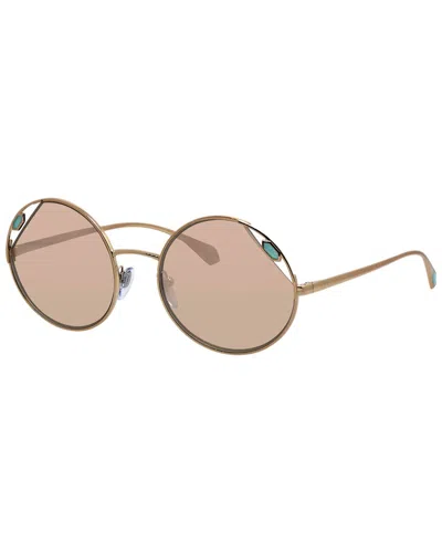 Bulgari Unisex 54mm Sunglasses In Gold