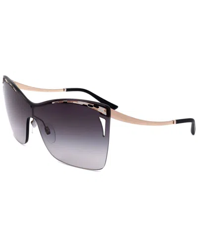 Bulgari Unisex Bv6138 99mm Sunglasses In Black