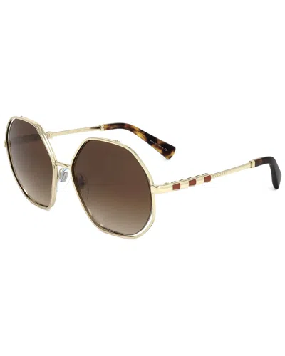 Bulgari Unisex Bv6144kb 55mm Sunglasses In Brown