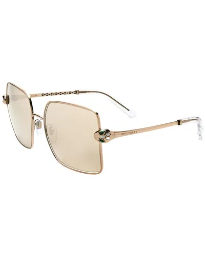Bulgari Unisex Bv6180kb 57mm Sunglasses In Gold