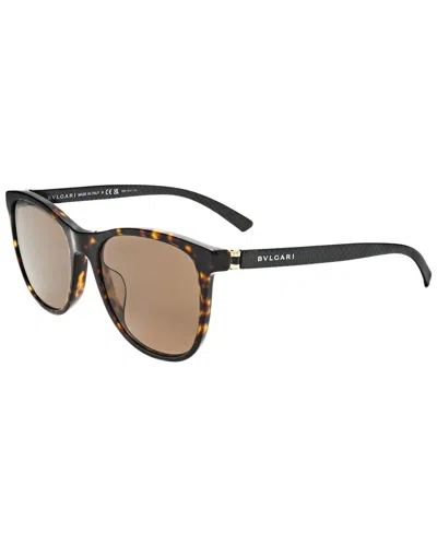 Bulgari Unisex Bv7031f 55mm Sunglasses In Brown