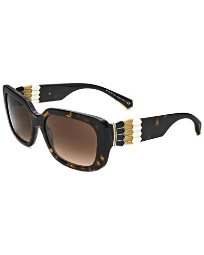 Bulgari Unisex Bv8223b 56mm Sunglasses In Brown