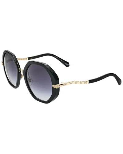 Bulgari Unisex Bv8242b 55mm Sunglasses In Black