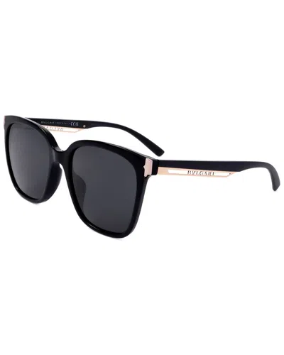 Bulgari Unisex Bv8245f 55mm Sunglasses In Black