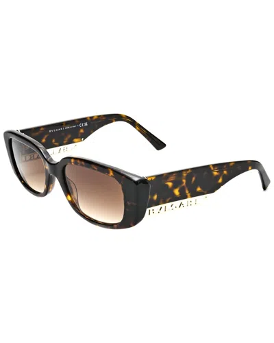 Bulgari Unisex Bv8259 53mm Sunglasses In Brown
