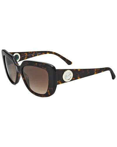 Bulgari Unisex Bv8261 55mm Sunglasses In Brown
