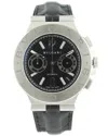 Bulgari Unisex Diagono Watch With Original Box & Papers (authentic ) In Gray