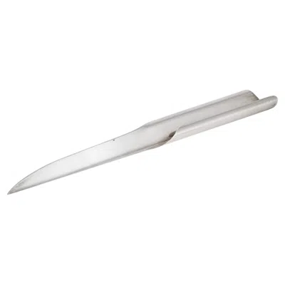 Pre-owned Bulgari Vintage 20thc Italian Solid Silver Letter Opener / Paper Knife By  C.1970