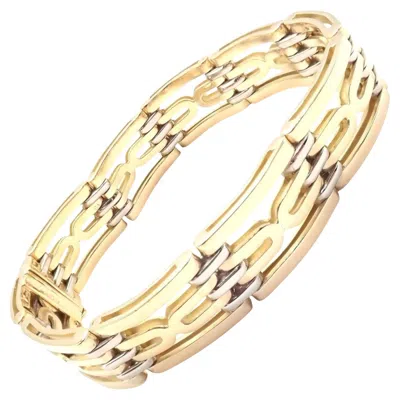 Pre-owned Bulgari Vintage  Bvlgari Link Yellow Gold Bracelet