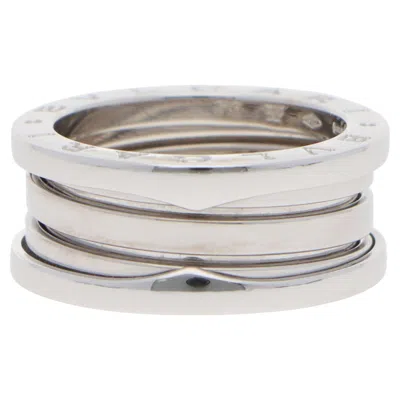 Pre-owned Bulgari Vintage  B.zero1 Three Band Ring In White Gold