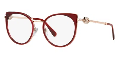 Bulgari Women's 51 Mm Pink Gold Red Opticals In Multi