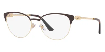 Bulgari Women's 52 Mm Pale Gold Brown Opticals In Multi
