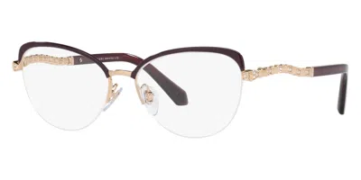 Bulgari Women's 53 Mm Pink Gold Purple Opticals In Multi