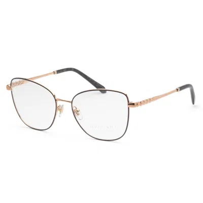 Bulgari Women's 54 Mm Pink Gold Plated Black Opticals