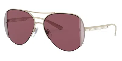 Bulgari Women's 55 Mm Rose Gold Sunglasses In Multi