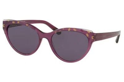 Bulgari Women's 56 Mm Lilac On Violet Transparent Sunglasses In Multi