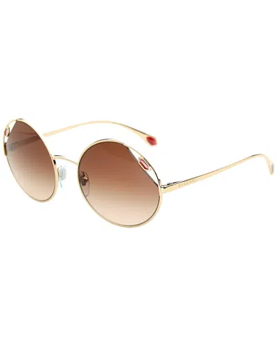 Bulgari Women's 6159 54mm Sunglasses In Gold