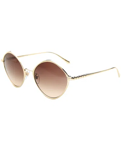 Bulgari Women's 6186k 56mm Sunglasses In Gold