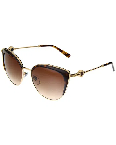 Bulgari Women's Bv6133 55mm Sunglasses In Gold