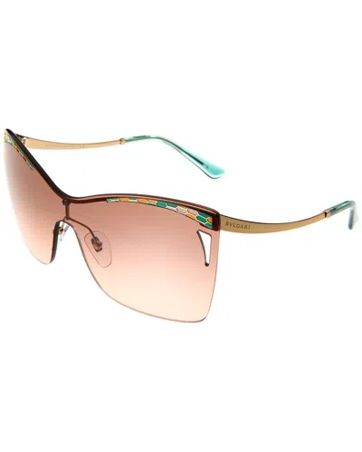 Bulgari Women's Bv6138 40mm Sunglasses In Gold