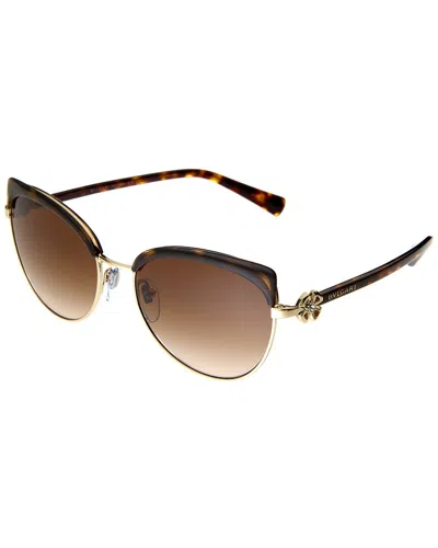 Bulgari Women's Bv6158b 56mm Sunglasses In Brown