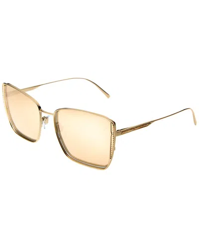 Bulgari Women's Bv6176 57mm Sunglasses In Gold