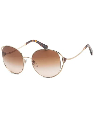 Bulgari Women's Bv6181b 57mm Sunglasses In Blue