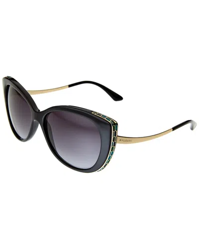 Bulgari Women's Bv8171 57mm Sunglasses In Black