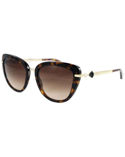 Bulgari Women's Bv8193b 54mm Sunglasses In Brown