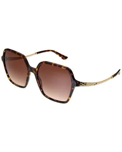 Bulgari Women's Bv8252 56mm Sunglasses In Brown