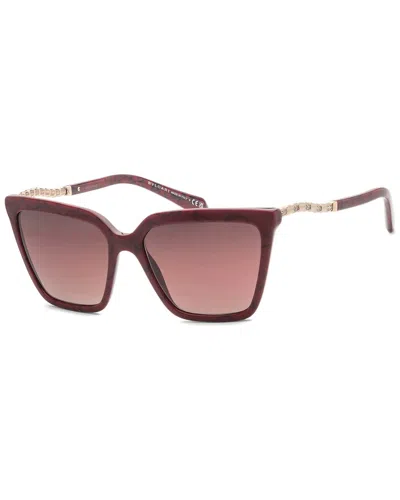Bulgari Women's Bv8255b 57mm Sunglasses In Red