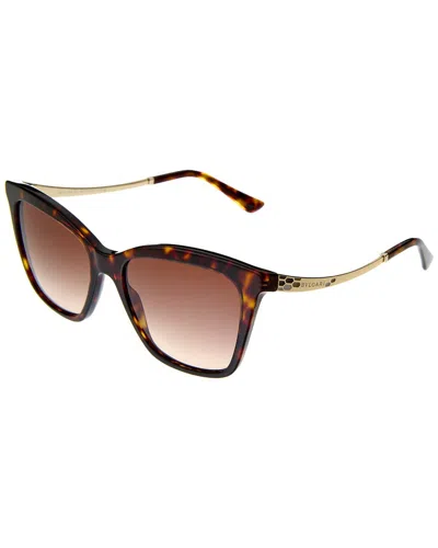 Bulgari Women's Bv8257 54mm Sunglasses In Brown