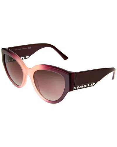 Bulgari Unisex Bv8258f 55mm Sunglasses In Pink