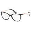 Bulgari Women's Bv4161kb 53mm Optical Frames In Black