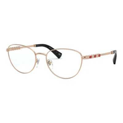 Bulgari Women's Opticals Rose Gold Plated 54mm Opticals In Multi