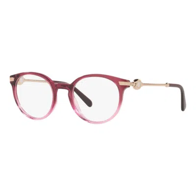 Bulgari Women's Opticals Violet Gradient Pink 50mm Opticals In Multi