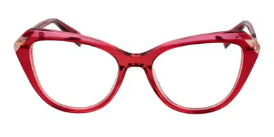Bulget Bg6499 P04 Occhiali Da Vista Rossi Per Donna (solo Montatura)