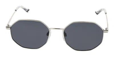 Bulget Bgy3008 Polarized 09bp Occhiali Da Sole Argentati Per Uomo In Silver