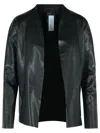 Bully Black Leather Jacket In Black