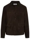 BULLY BULLY BROWN GENUINE LEATHER JACKET