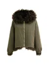 DRAWSTRING-WAIST JACKET